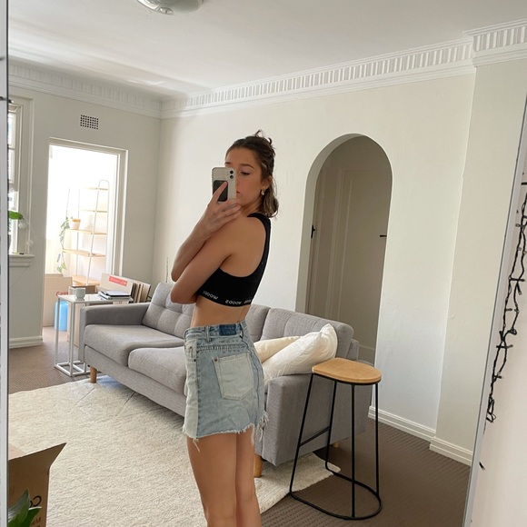 KSUBI DENIM SKIRT. Size 6 - Picture 3 of 3